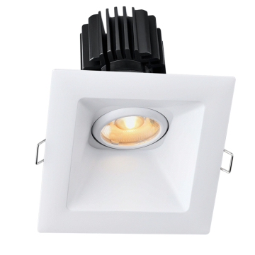 Lotus Tangra 4" LED Gimbal Square Sloped Wide Trim Downlight - 11 | 15W