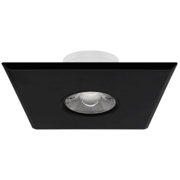 Lotus 5" Square Ultimate J-Box Mount / Retrofit LED Downlight - 10W - CCT Selectable - 740 Lumens - 120V - Black