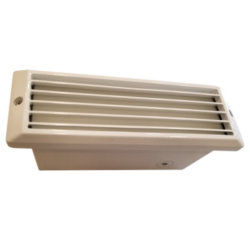 NSL 5W LED Brick Star Step Light - Louver Cover - 3000K - 468 Lumens - 120V - White
