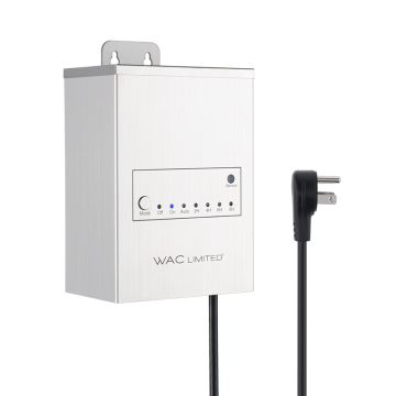 WAC Lighting Landscape Lighting 100W 12V Power Supply - 120V - Stainless Steel