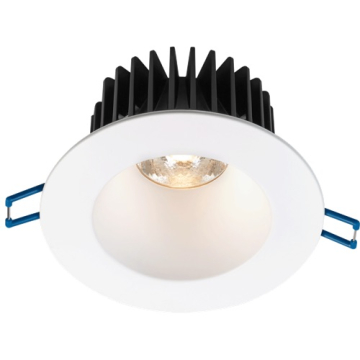 Lotus 4" Round Deep Regressed Polycarbonate LED Downlight - Corrosion Resistant - 15W - 4000K - 1,500 Lumens - 120V