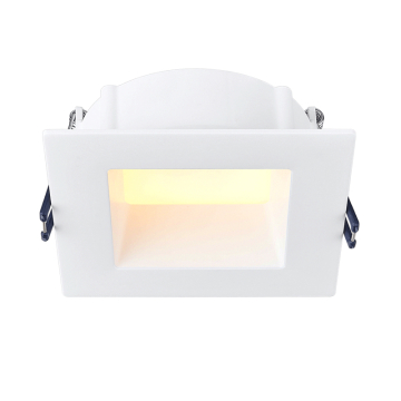 Lotus 4" Square Deep Regressed LED Downlight - 762 Lumens - 11W - CCT Selectable - 120V - White