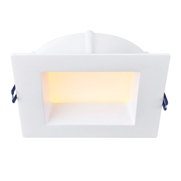Lotus 6" Square Deep Regressed LED Downlight - 1,177 Lumens - 14.5W - CCT Selectable - 120V - White