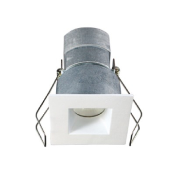 Lotus 6W 2" Mini LED Square Recessed Downlight - 3000K - 480 Lumens - 24V - White