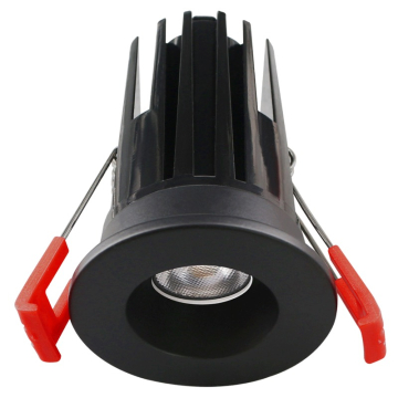 Lotus 2" 7W Round LED Downlight - CCT Selectable - 480 Lumens - 120V - Black