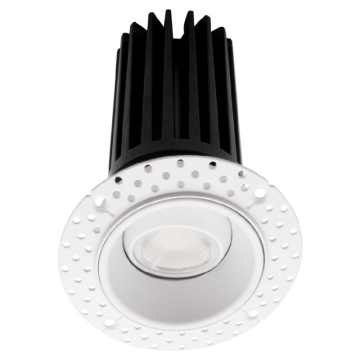 Lotus 2" Trimless Round Gimbal LED Downlight - 11W - CCT Selectable - 1,000 Lumens - 120V - White
