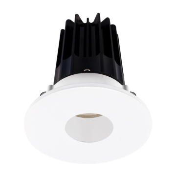 Lotus 2" LED Recessed Downlight - 8W - 2700K - 580 Lumens - White Reflector - Pinhole Trim - 120V