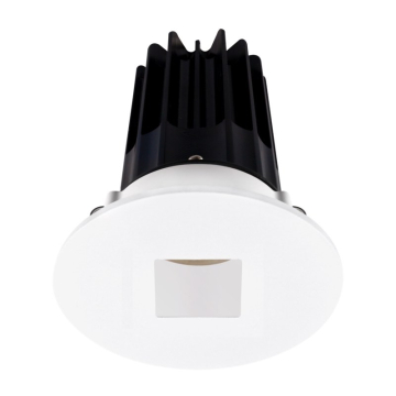 Lotus 2" LED Recessed Downlight - 8W - 2700K - 580 Lumens - White Reflector - Square Hole Trim - 120V