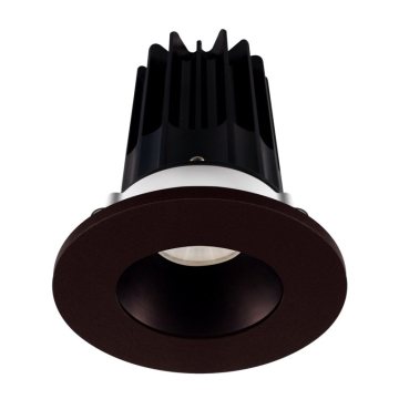 Lotus 2" LED Recessed Downlight - 8W - 2700K - 580 Lumens - Bronze Reflector - Round Bronze Trim - 120V