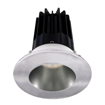 Lotus 2" LED Recessed Downlight - 8W - 2700K - 580 Lumens - Chrome Reflector - Round Chrome Trim - 120V