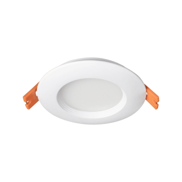 Lotus 6W 3" Round Regressed Baffle LED Downlight - CCT Selectable - 480 Lumens - 120V - White