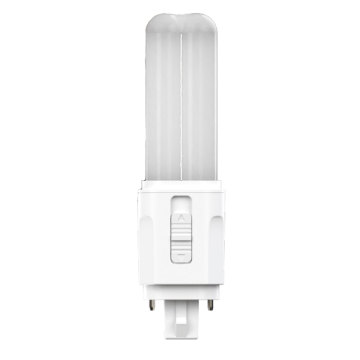 Light Efficient Design 2-Pin LED PL Retrofit Lamp - G24d Base - 5.5W - CCT Selectable - 800 Lumens - Omni-Directional - 120-277V