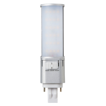 Light Efficient Design 2-Pin LED PL Retrofit Lamp - GX23-2 Base - 7W - CCT Selectable - 950 Lumens - Horizontal - 120-277V