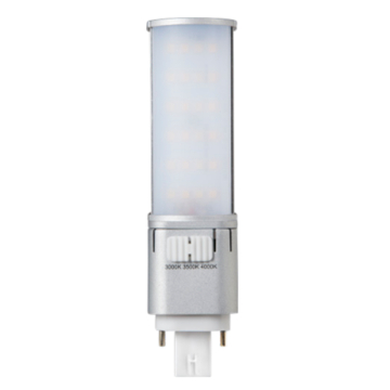 Light Efficient Design 2-Pin LED PL Retrofit Lamp - G24D Base - 7W - CCT Selectable - 950 Lumens - Horizontal - 120-277V