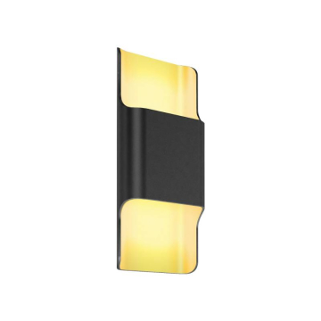 DALS Edinburgh LED Outdoor Wall Light - 3000K - 120V - Black / Gold