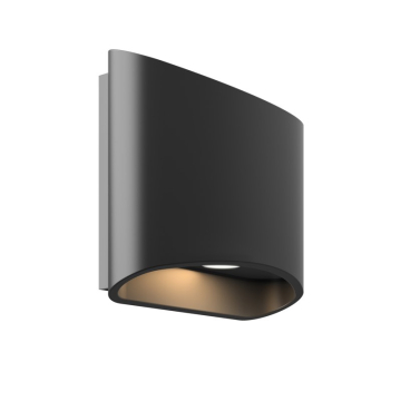 DALS Harlow LED Outdoor Wall Light - 3000K - 900 Lumens - 120V - Black