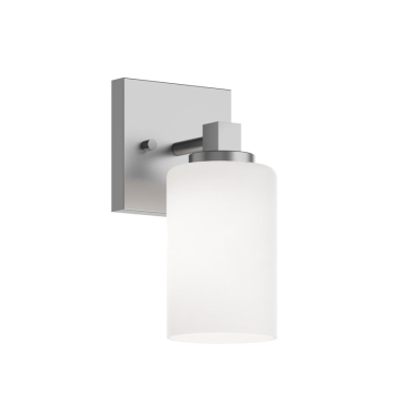 AFX Leo 9" Medium Base Wall Sconce - 120V - Satin Nickel