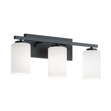 AFX Leo 22" Medium Base Vanity Light - 120V - Black