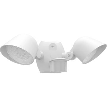 RAB LF17 Dual Head LED Flood Light - 2,230 Max Lumens - 2 | 4 | 8 | 10 | 16W - Motion Sensor - 120V