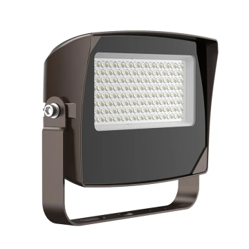 Westgate LF4MAX Small LED Flood Light - 4,900 Max Lumens - 15 | 25 | 35W - CCT Selectable - Yoke Mount -Photocell - 120-277V - Bronze