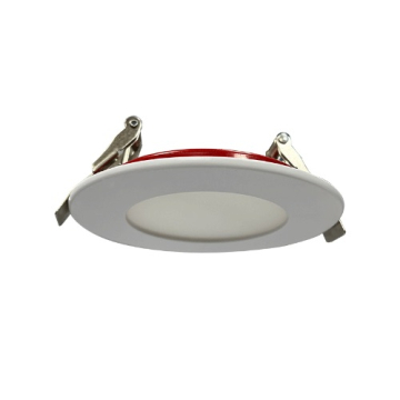 Lotus Fire Rated 4" Round Flat LED Downlight - CCT Selectable - 120V