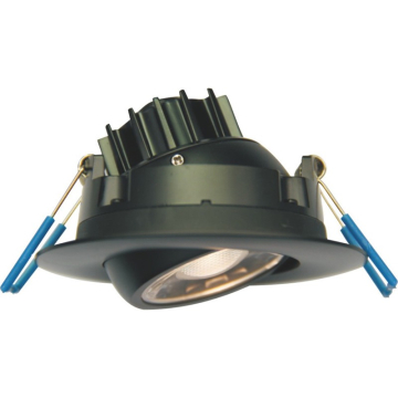 Lotus 3" Eyeball Gimbal LED Downlight - 7.5W - 4000K - 630 Lumens - 120V - Black