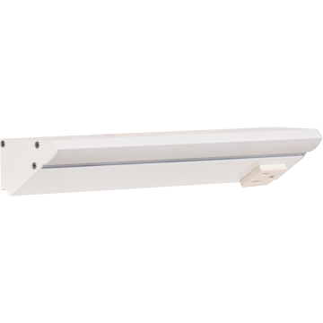 Task Lighting 10.5" 6W Lighted Power Strip - 1 Receptacle - 2700K - 300 Lumens - 12V - White