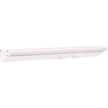 Task Lighting 18.5" 9W Lighted Power Strip - 2 Receptacles - 3000K - 900 Lumens - 12V - White