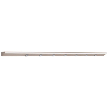 Task Lighting 60.5" 30W Lighted Power Strip - 7 Receptacles - CCT Tunable (27K thru 50K) - 12V - Satin Nickel