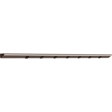 Task Lighting 60.5" 30W Lighted Power Strip - 7 Receptacles - 2700K - 3,000 Lumens - 12V - Bronze