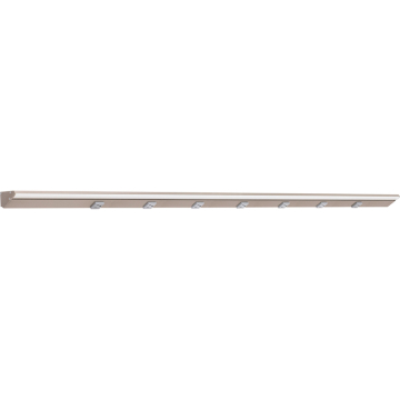 Task Lighting 60.5" 30W Lighted Power Strip - 7 Receptacles - 2700K - 3,000 Lumens - 12V - Satin Nickel