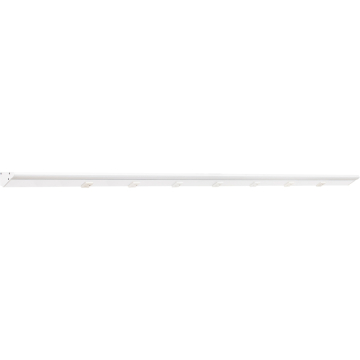 Task Lighting 60.5" 30W Lighted Power Strip - 7 Receptacles - 2700K - 3,000 Lumens - 12V - White
