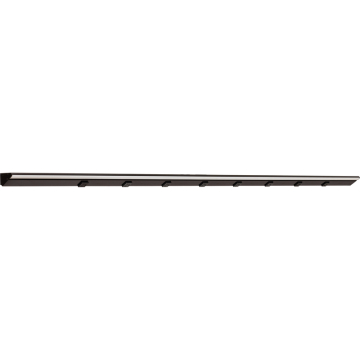 Task Lighting 72.5" 36W Lighted Power Strip - 8 Receptacles - 2700K - 3,600 Lumens - 12V - Black