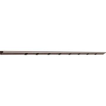 Task Lighting 72.5" 36W Lighted Power Strip - 8 Receptacles - 2700K - 3,600 Lumens - 12V - Bronze