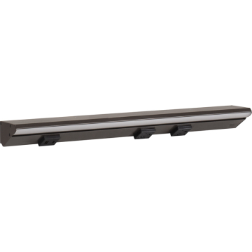 Task Lighting 18.5" Lighted Power Strip - 900 Lumens - 9W - 2700K - 2 Receptacles - 1 USB-A/C - 12V - Bronze / Black