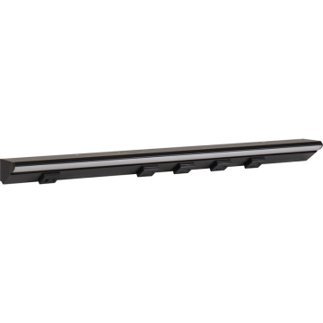 Task Lighting 24.5" Lighted Power Strip - 1,200 Lumens - 12W - 2700K - 4 Receptacles - 1 USB-A/C - 12V - Black