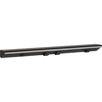 Task Lighting 24.5" Lighted Power Strip - 800 Lumens - 12W - 2700K - 2 Receptacles - 1 USB-A/C - Left Wire Entry - 120V - Black