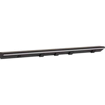 Task Lighting 30.5" Lighted Power Strip - 1,000 Lumens - 15W - 2700K - 3 Receptacles - 1 USB-A/C - Left Wire Entry - 120V - Black