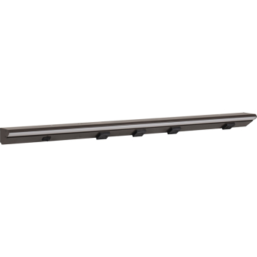 Task Lighting 30.5" Lighted Power Strip - 1,000 Lumens - 15W - 2700K - 3 Receptacles - 1 USB-A/C - Left Wire Entry - 120V - Bronze / Black