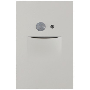 Lotus 2.5W Vertical LED Step Light - Motion Sensor - Photocell - 3000K - 80 Lumens - 120V - White
