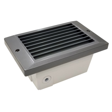 NSL 5W LED Step Star Step Light - Louver Cover - 3000K - 468 Lumens - 120V - Bronze