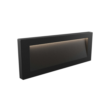 DALS Rise 12″ LED Step Light - 10W - CCT Selectable - 300 Lumens - 120V - Black