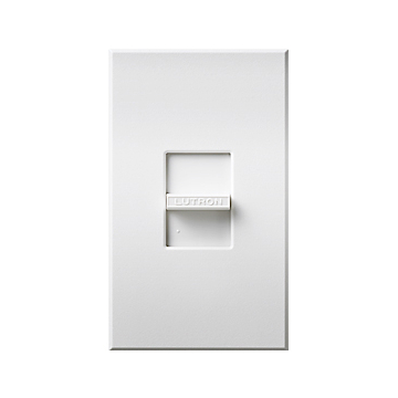 Lutron Nova T Quiet Fan-Speed Control - Single-Pole - Slide-to-Off - 1.5A - White