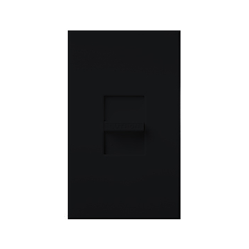 Lutron Nova T Quiet Fan-Speed Control - Single-Pole - Slide-to-Off - 1.5A - Black