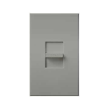 Lutron Nova T Quiet Fan-Speed Control - Single-Pole - Slide-to-Off - 1.5A - Gray