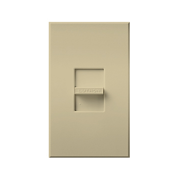 Lutron Nova T Quiet Fan-Speed Control - Single-Pole - Slide-to-Off - 1.5A - Ivory