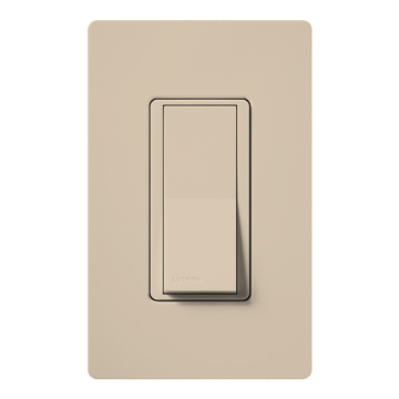Lutron Claro 3-Way Switch - 15A - Taupe