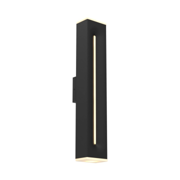 DALS Profile Large LED Outdoor Wall Light - CCT Selectable - 120V - Black