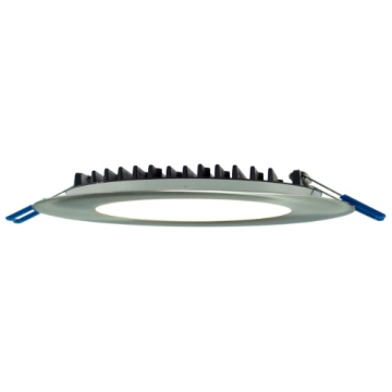 Lotus 6" Round Slim LED Downlight - 15W - 3000K - Brushed Nickel - 120V