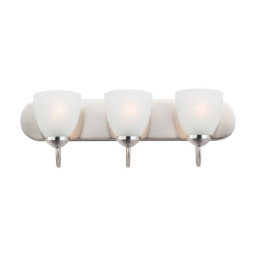 Maxim Lighting Axis 3-Light Bath Vanity Light - 120V - Satin Nickel